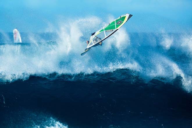 Marcilio Browne goes big - 2012 AWT Maui Makani Classic © American Windsurfing Tour http://americanwindsurfingtour.com/